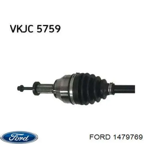 Піввісь передня, права Ford 1479769 ціна, від 70.46 USD