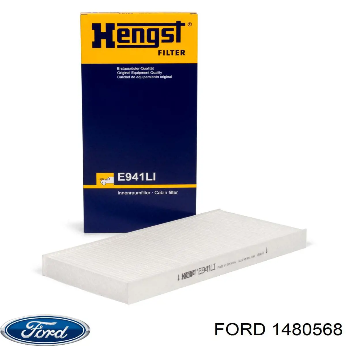 Повітряний фільтр 1480568 Ford