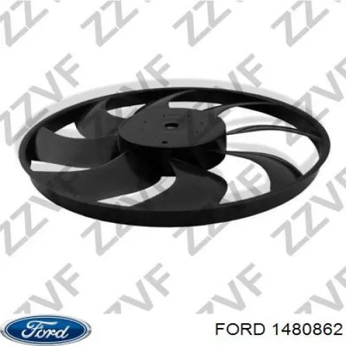 Купити 1480862 Ford Електровентилятор охолодження в зборі (двигун + крильчатка)