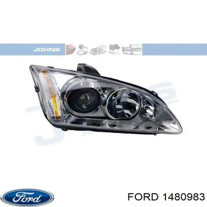 Купити 1480983 Ford Права блок фара