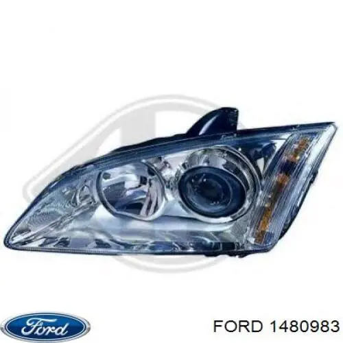 Фара права 1480983 Ford