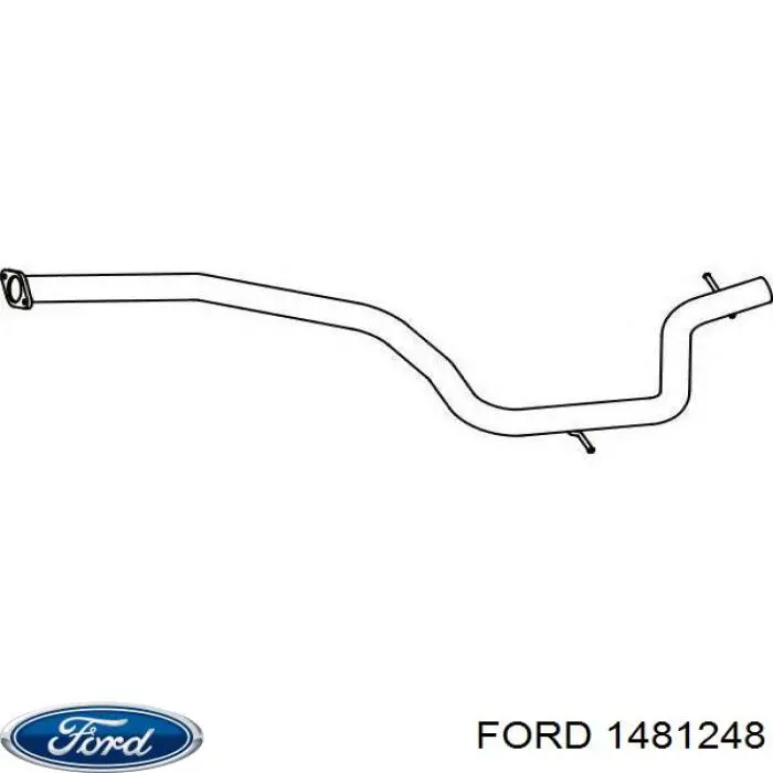 Купити 1481248 Ford Вихлоп