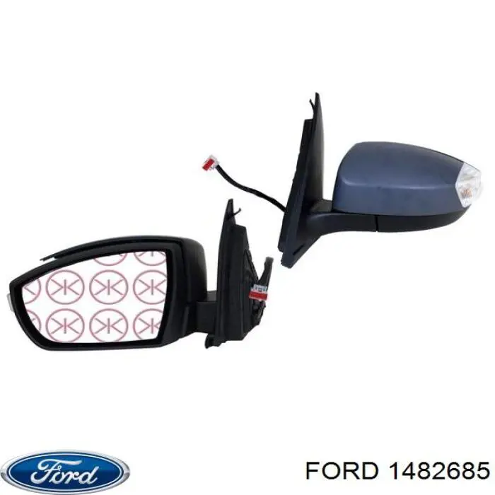 1482685 Ford Праве дзеркало заднього виду