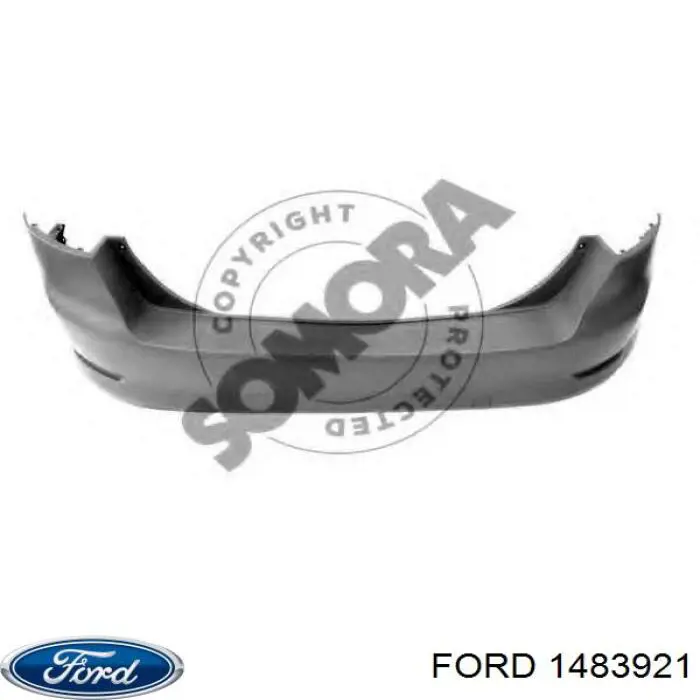 Кожух бампера заднього Ford 1483921 ціна, від 59.75 USD
