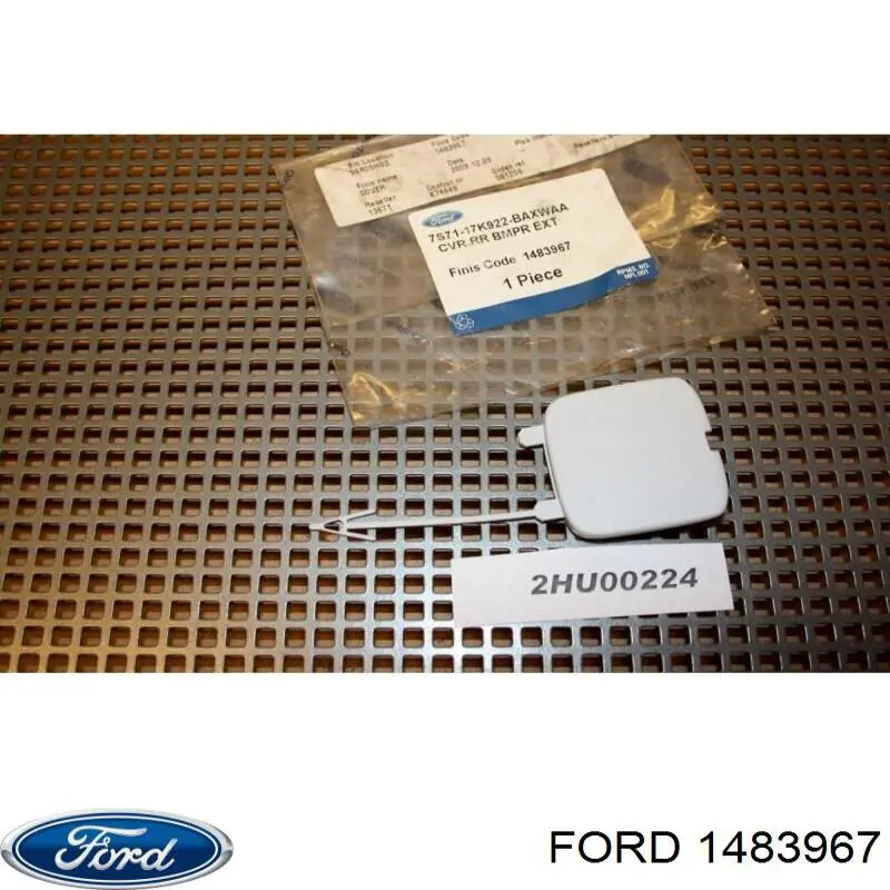 Заглушка бампера буксирувального гака, задня 1483967 Ford