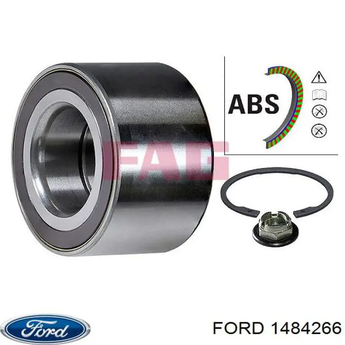 Купити 1484266 Ford Підшипник ступиці передньої