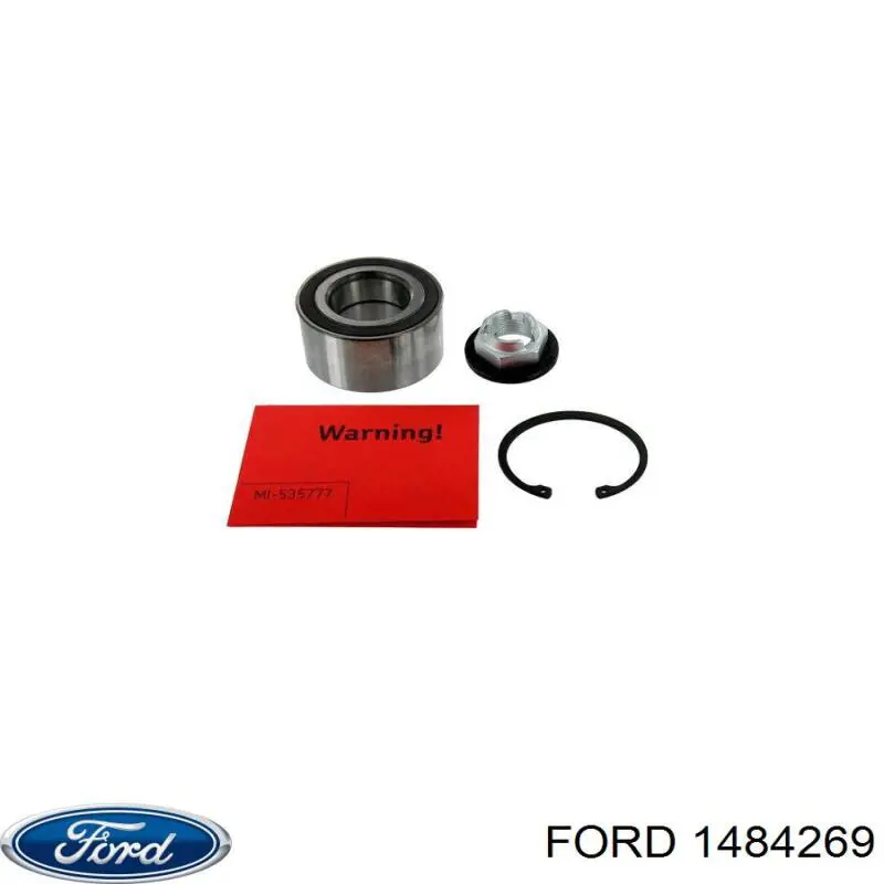Комплект підшипник маточини передньої Ford 1484269 ціна, від 23.70 USD