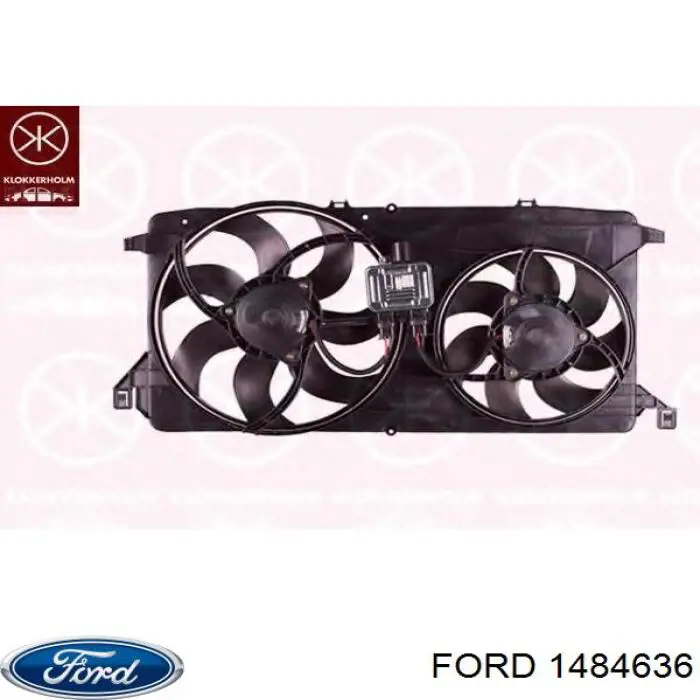 Дифузор радіатора охолодження, в зборі з двигуном і крильчаткою Ford 1484636 ціна, від 252.86 USD