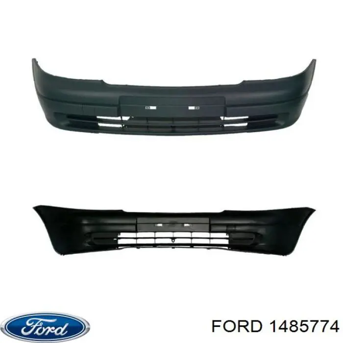 Бампер передній, центральна частина Ford 1525974