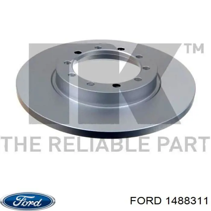 Диск гальмівний задній Ford 1488311