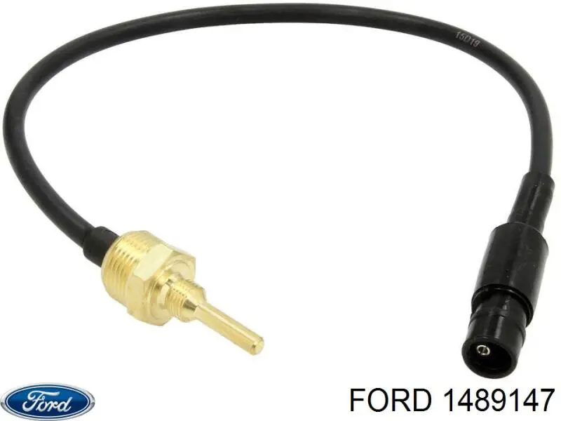 1489147 Ford Бампер задній, центральна частина