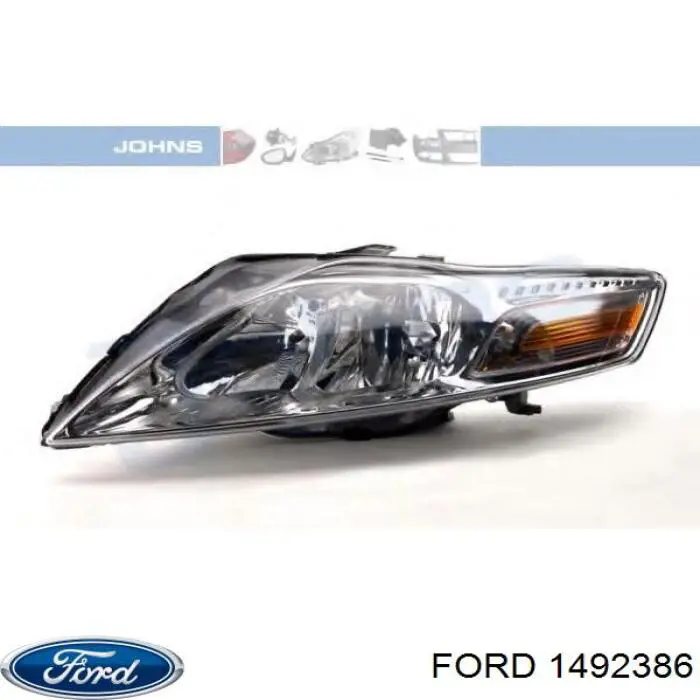 Купити 1492386 Ford Основна фара в зборі ліва