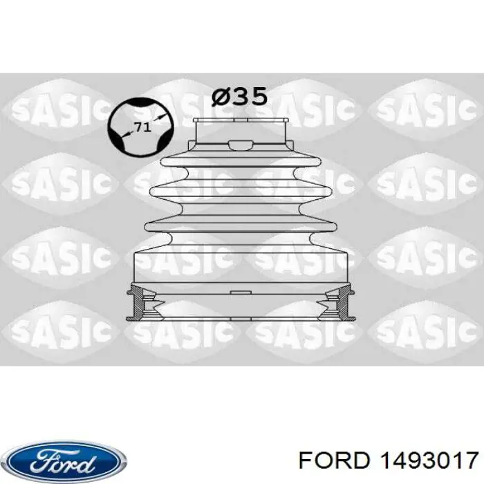 Купити 1493017 Ford Пильник гранати внутрішній, правий