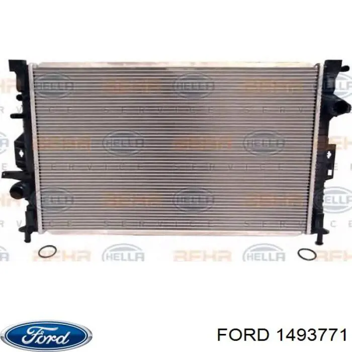 1493771 Ford радіатор охолодження двигуна
