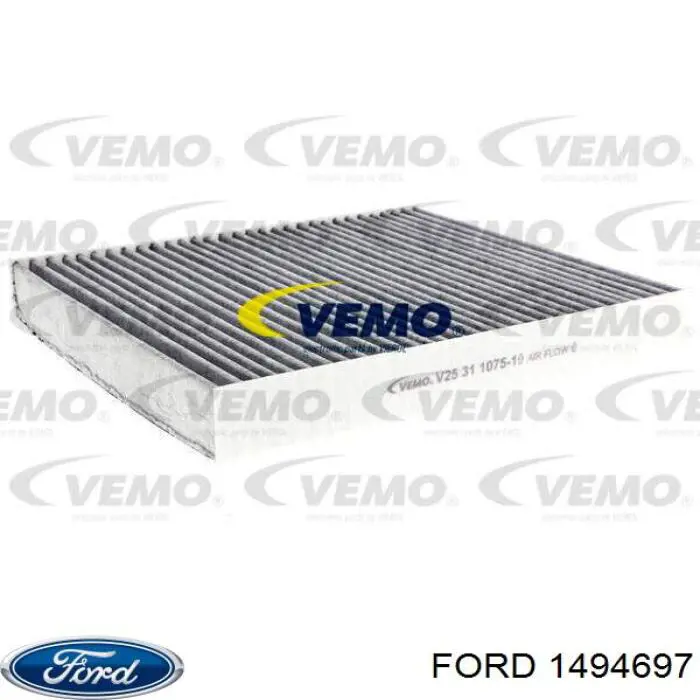 Фільтр повітряний обігрівача Ford 1494697 ціна, від 9.54 USD