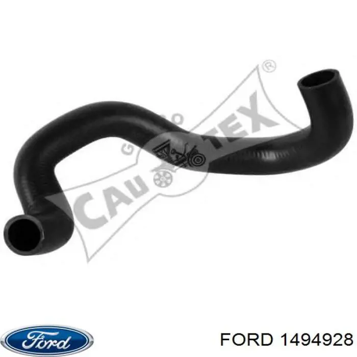 Шланг/патрубок радіатора охолодження, верхній Ford 1494928 ціна, від 10.92 USD