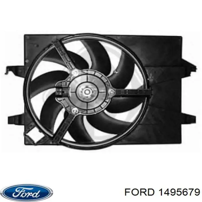 Радіатор кондиціонера 1495679 Ford