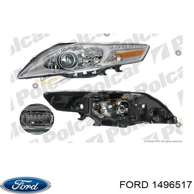 1496517 Ford Основна фара - вставка
