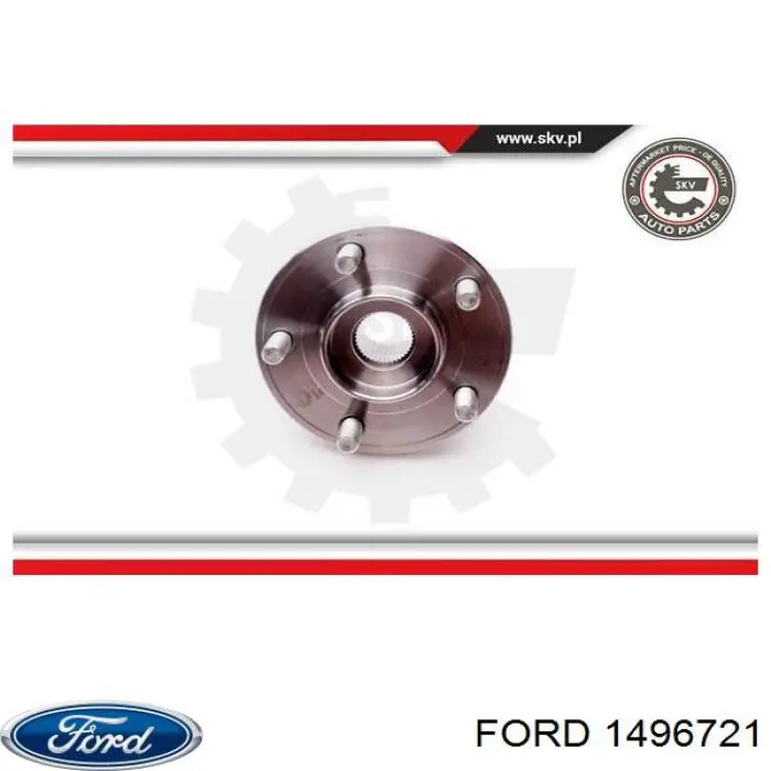 Маточина переднього колеса Ford 1496721