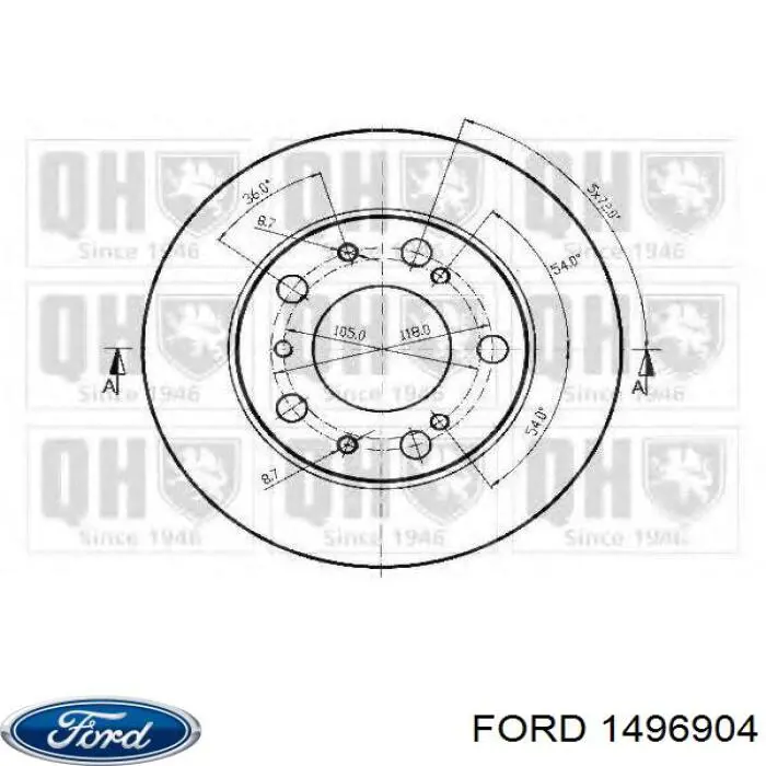 Купити 1095035 Ford Глушник вихлопних газів кінцевий