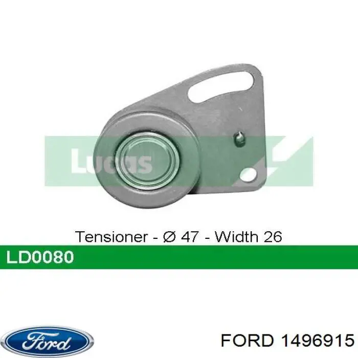 Ролик натяжителя ременя газорозподілу Ford 1496915 ціна, від 20.42 USD