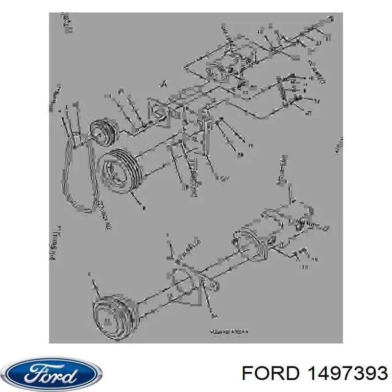 4603786 Ford Радіатор охолодження двигуна