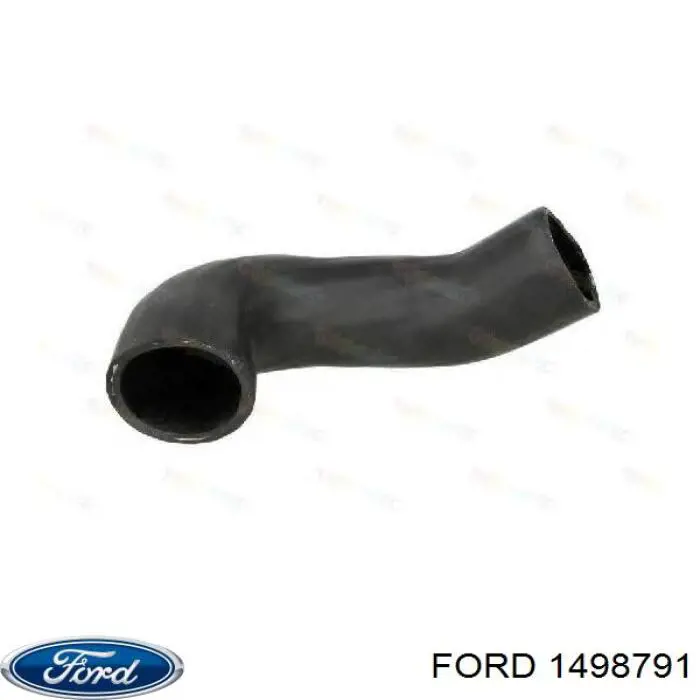 Патрубок повітряний, вихід з турбіни (наддув) 1498791 Ford