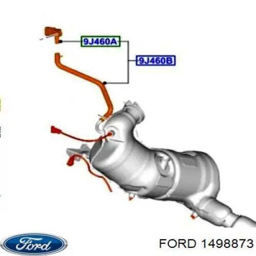 Клапан EGR Ford 1498873 ціна, від 37.12 USD