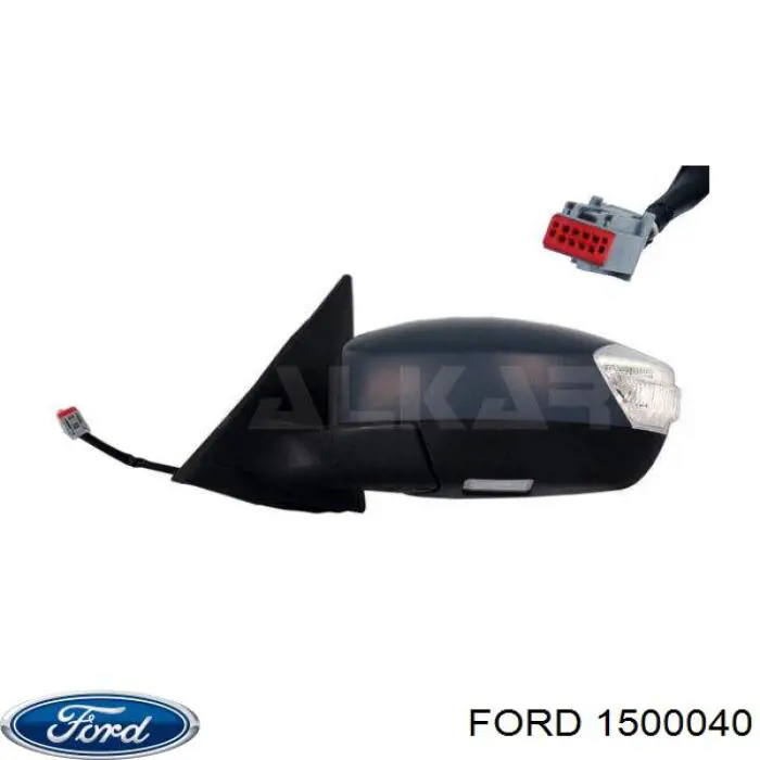 Купити 1500040 Ford Накладка/кришка дзеркала заднього виду, ліва