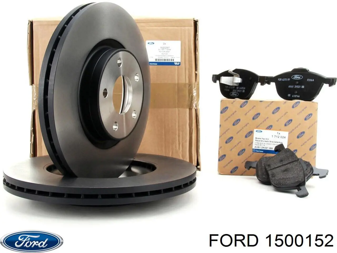 1500152 Ford диск гальмівний передній
