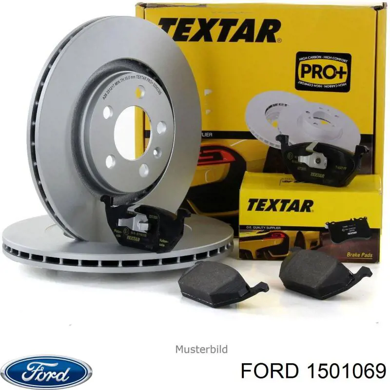 Диск гальмівний передній Ford 1501069