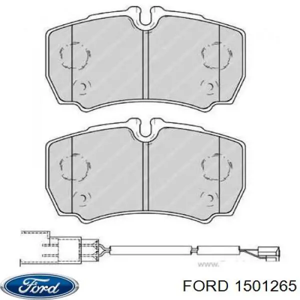 Купити 1501265 Ford Задні колодки