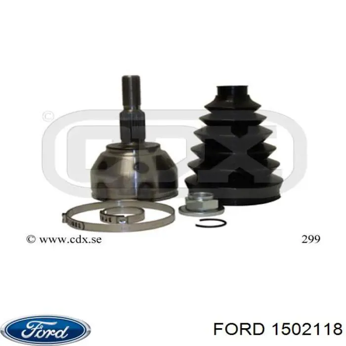 Привід передній лівий Ford 1502118 ціна, від 94.50 USD