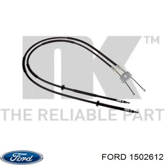 Трос ручного гальма задній, правий/лівий Ford 1502612 ціна, від 18.00 USD