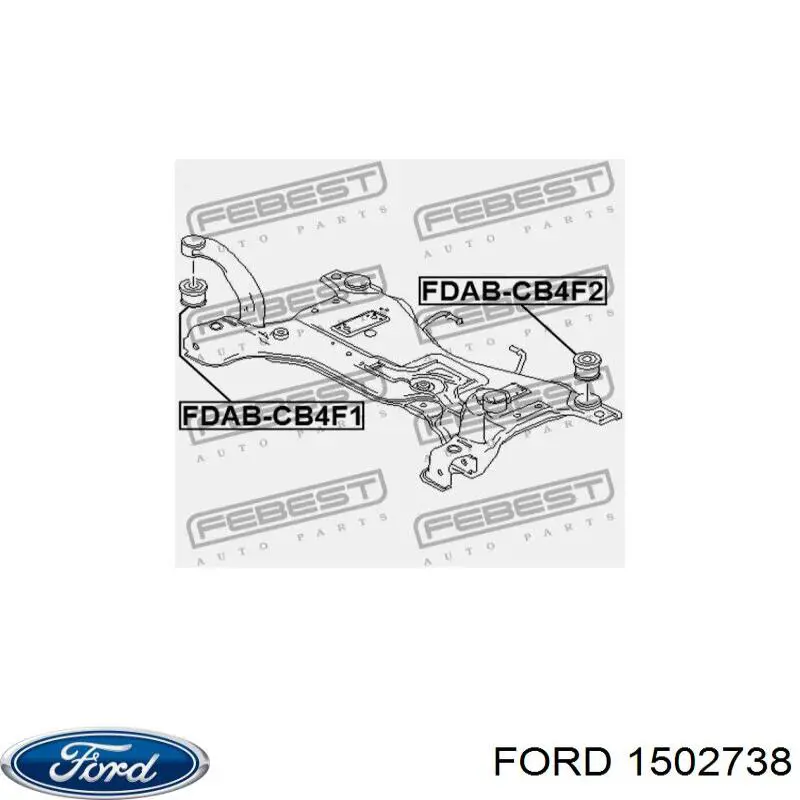 Елементи кріплення Ford 1502738 ціна, від 12.53 USD