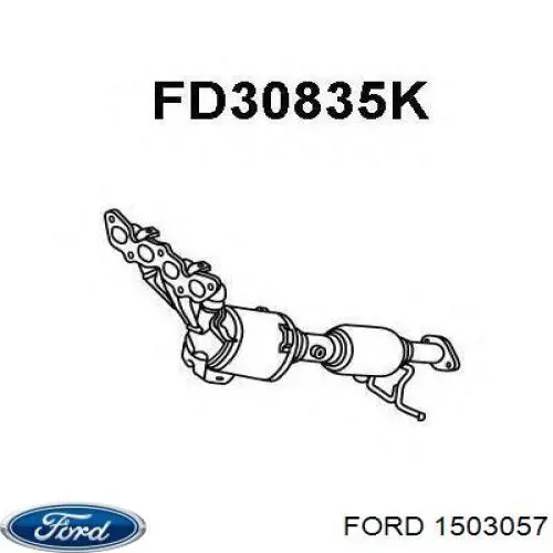 Каталітичний нейтралізатор відпрацьованих газів на Volvo V50  MW