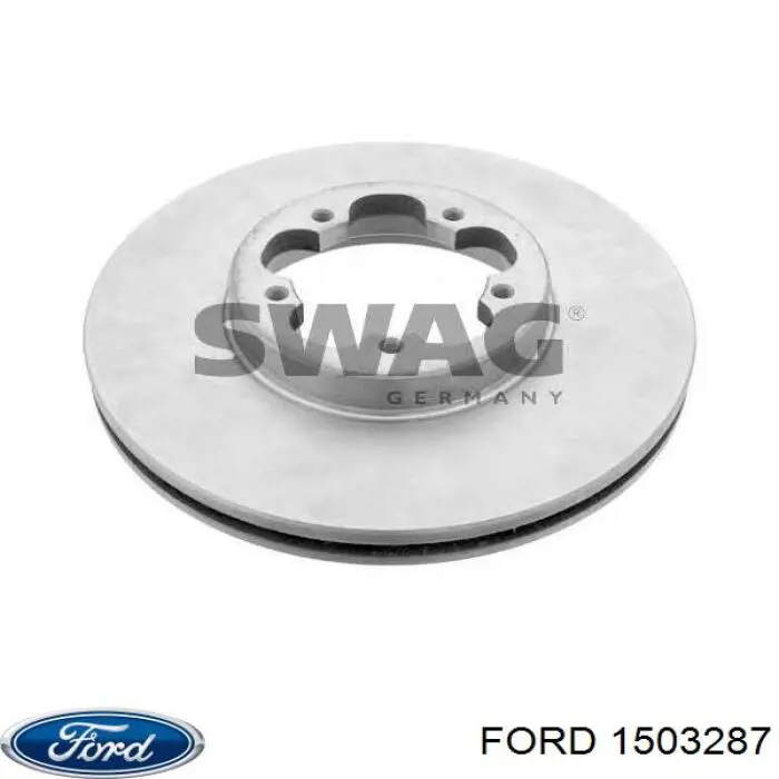 Диск переднього гальма Ford 1503287 ціна, від 50.79 USD