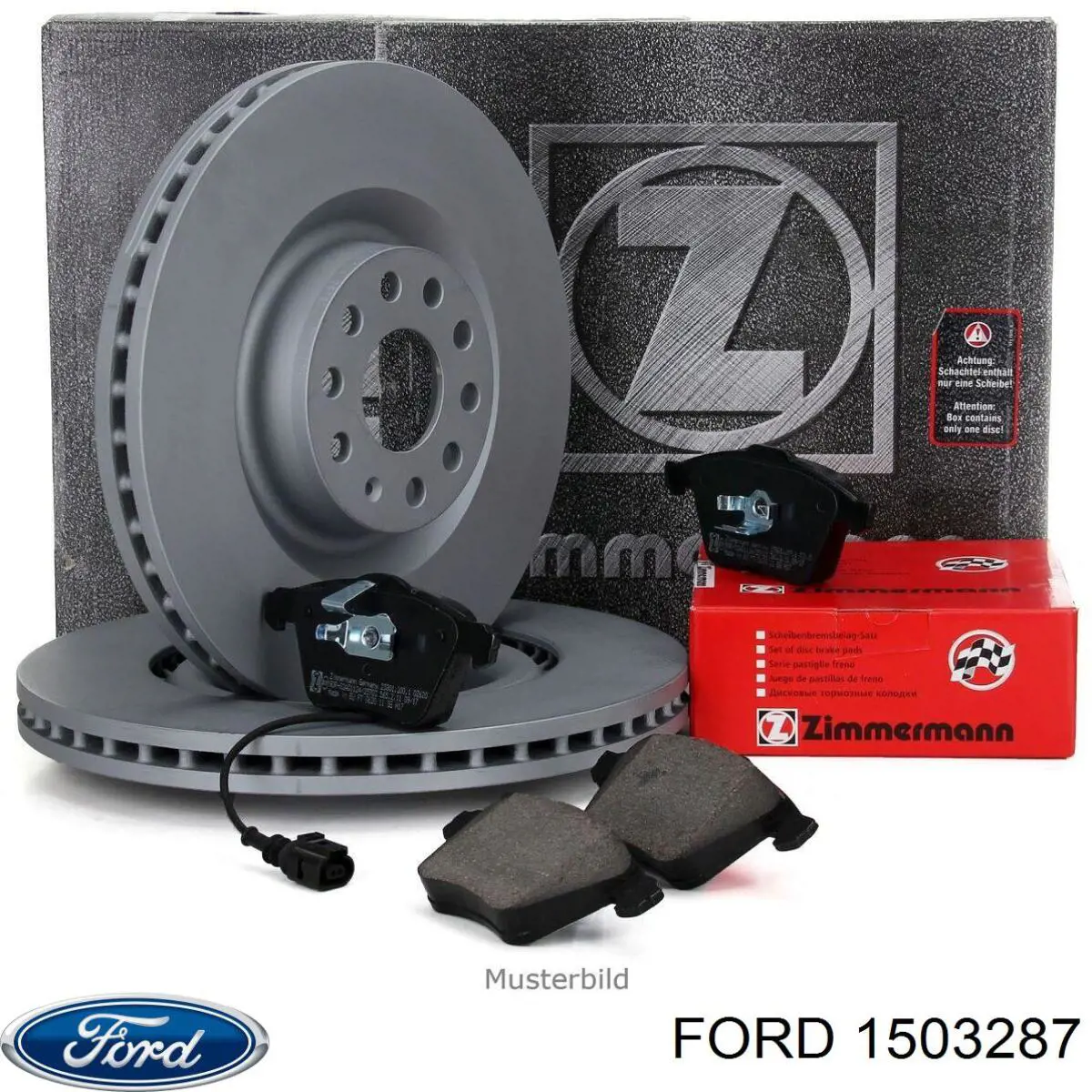 1503287 Ford Гальмо дискове переднє