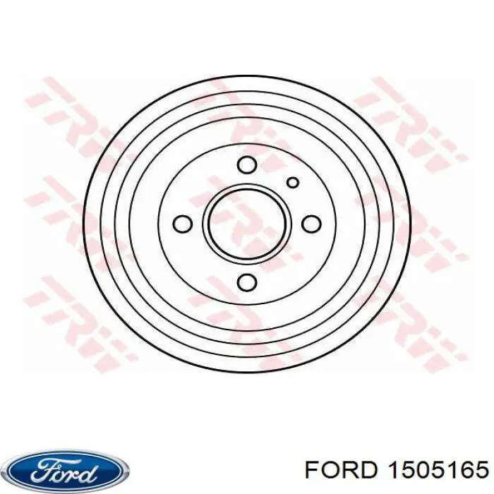 Барабан гальмівний задній 1505165 Ford