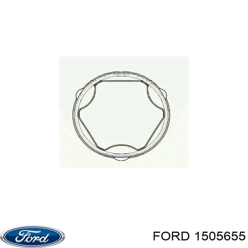 Пильники ШРКШів передній піввісі, комплект Ford 1505655 ціна, від 7.72 USD