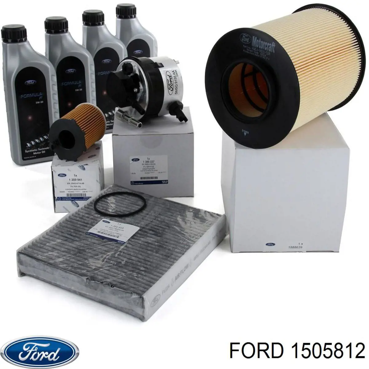 Свічки запалювання 1505812 Ford