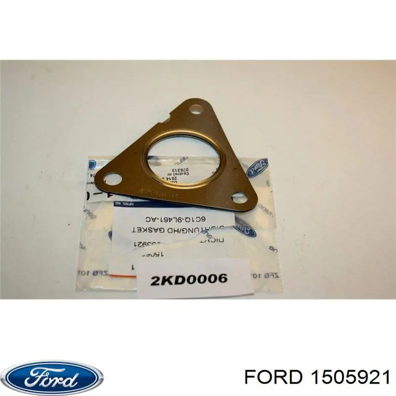 Прокладка турбіни вихлопних газів, впуск 1505921 Ford