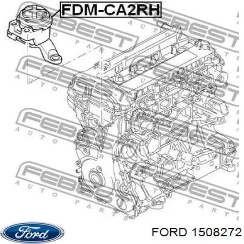 1508272 Ford подушка (опора двигуна, права)