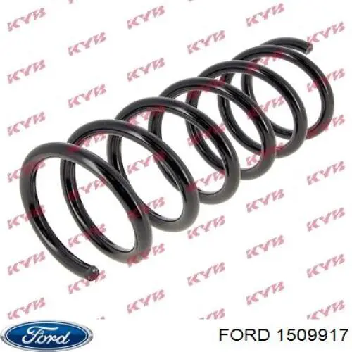 1509917 Ford Пружина підвіски задня