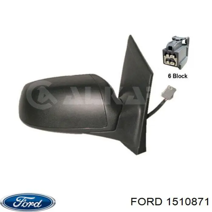 Праве бічне дзеркало Ford 1510871 ціна, від 41.62 USD