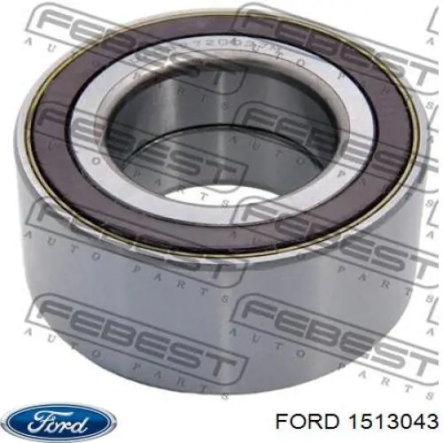 Комплект підшипник маточини передньої Ford 1513043 ціна, від 14.84 USD