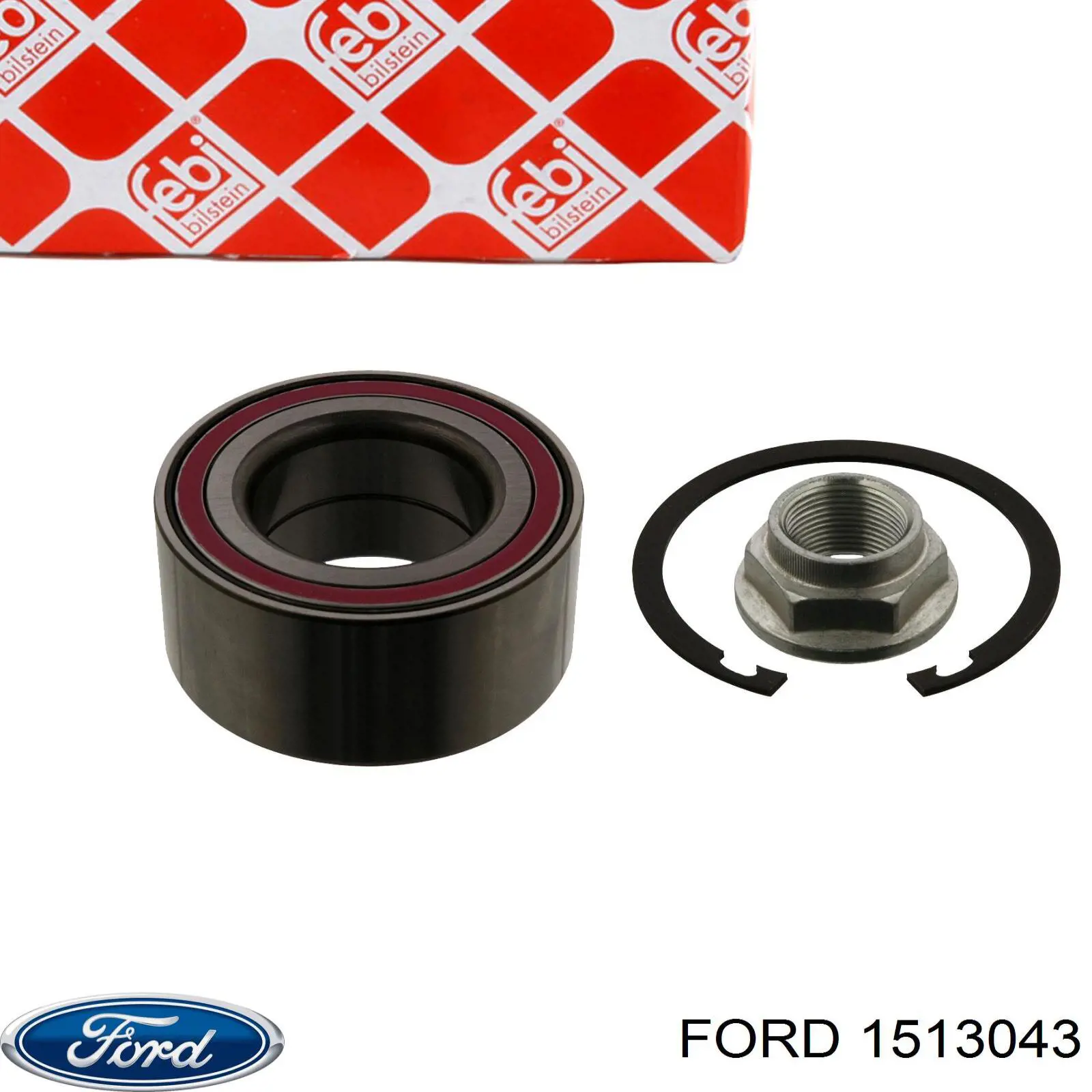 Купити 1513043 Ford Підшипник ступиці передньої