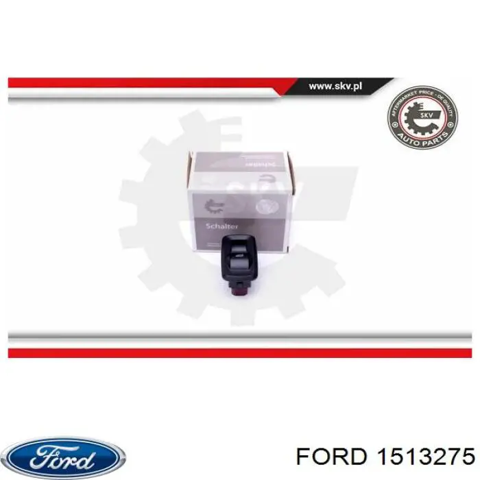 Кнопка вмикання двигуна склопідіймача передня права Ford Fiesta 6 (CB1) (Форд Фієста)