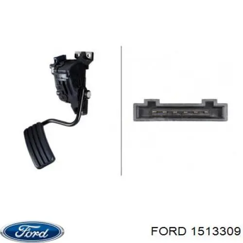 Підаль газу Ford 1513309 ціна, від 13.68 USD