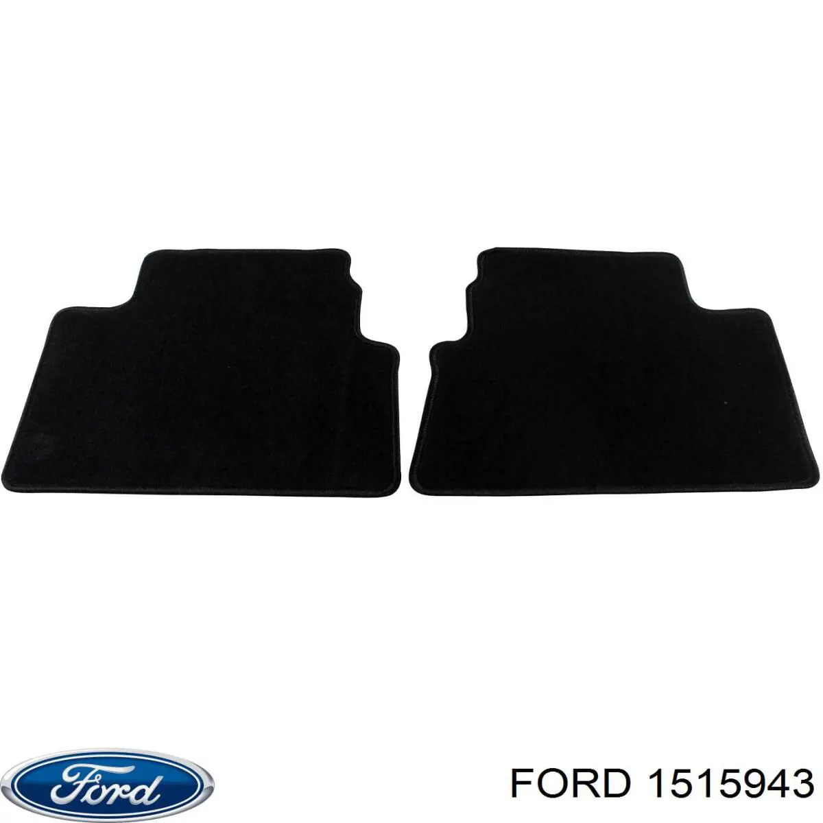 Килимок передні + задні, комплект на авто Ford Ranger (ER) (Форд Рейнджер)